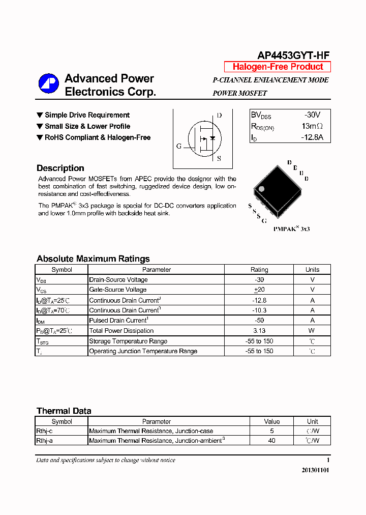 AP4453GYT-HF_9113222.PDF Datasheet