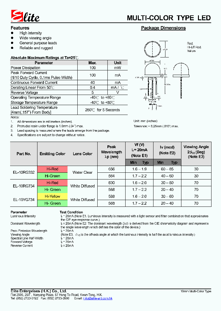 EL-10RG332_9114610.PDF Datasheet
