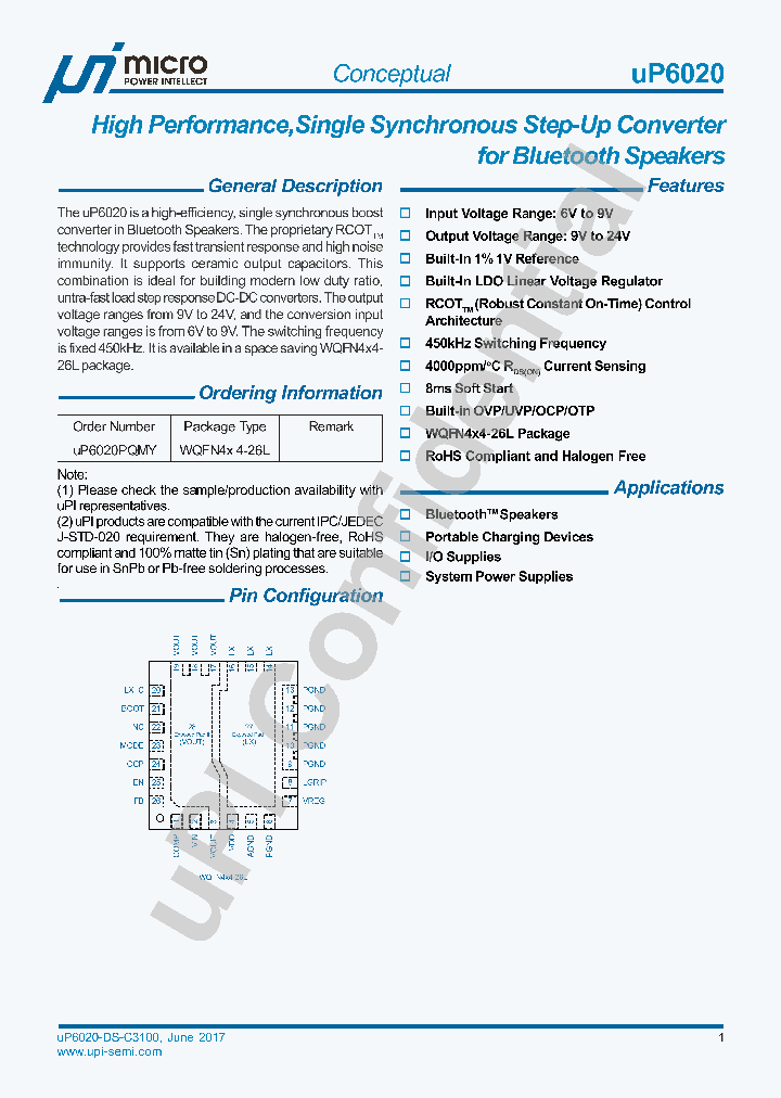 UP6020_9115795.PDF Datasheet