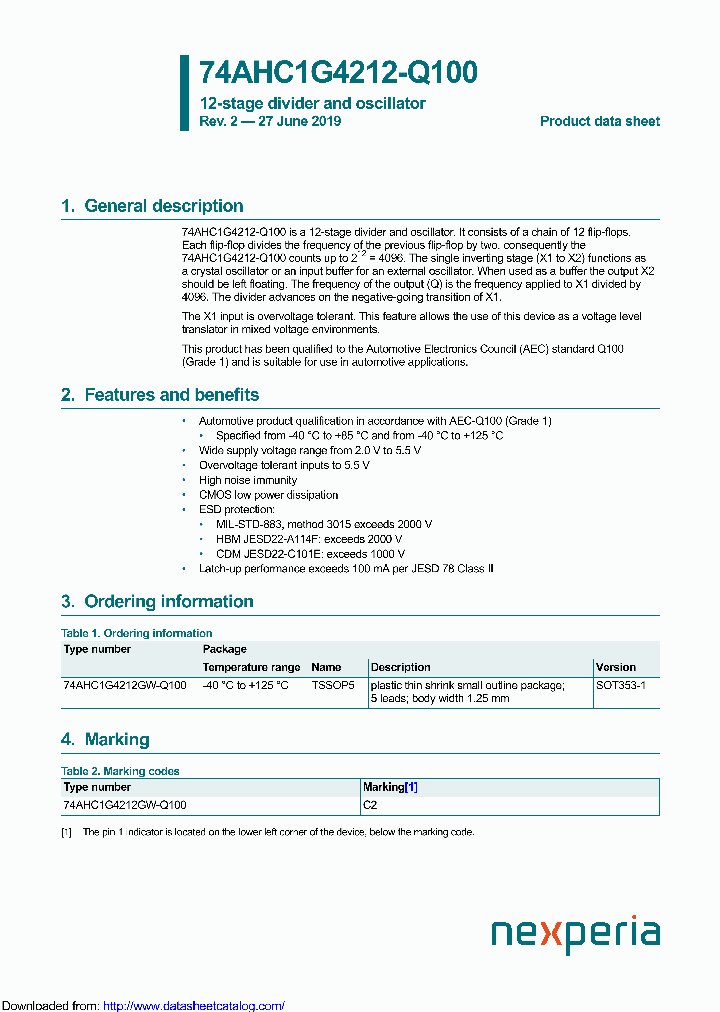 74AHC1G4212GW-Q100_9119398.PDF Datasheet