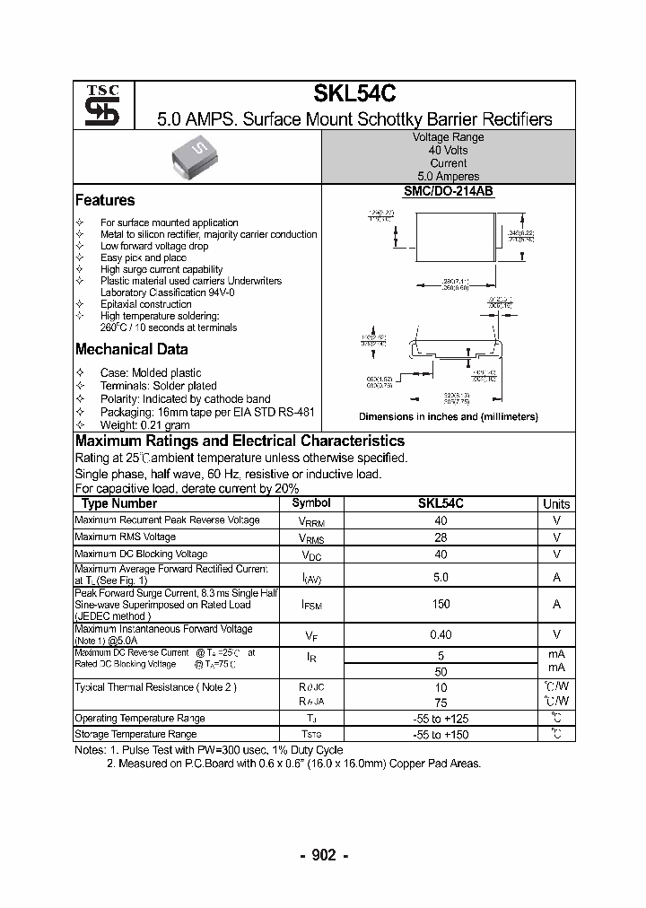 SKL54C_9119687.PDF Datasheet