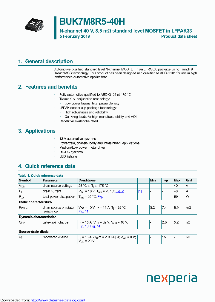 BUK7M8R5-40H_9119800.PDF Datasheet