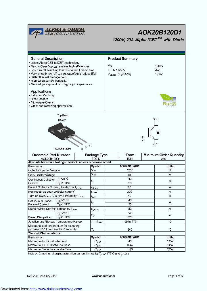 AOK20B120D1_9123942.PDF Datasheet