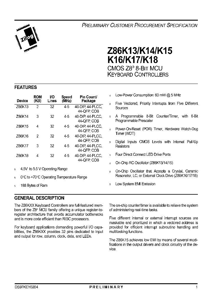 Z86K1305FSC_9138348.PDF Datasheet